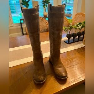 Frye “Paige” tall riding boots. Gray size 7